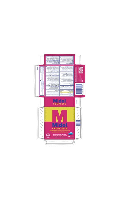 Midol Complete Gelcaps 24ct Carton